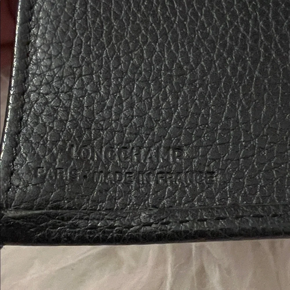 Longchamp Black Textured Leather Accessory - Picture 3 of 9